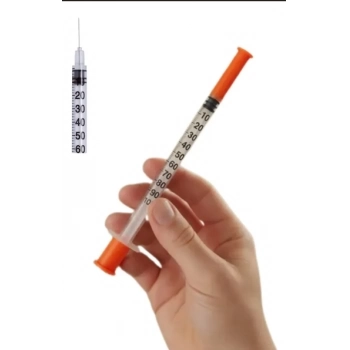 SERINGA INSULINA COM AGULHA FIXA