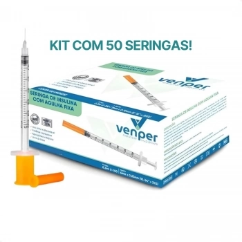 SENSINOV SERINGA DE INSULINA COM AGULHA FIXA